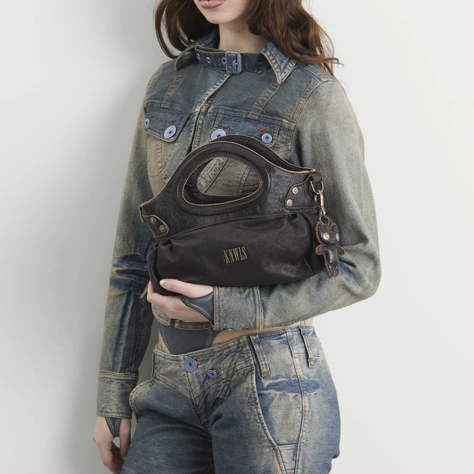KNWLS x Miss Sixty Baguette Shoulder Bag