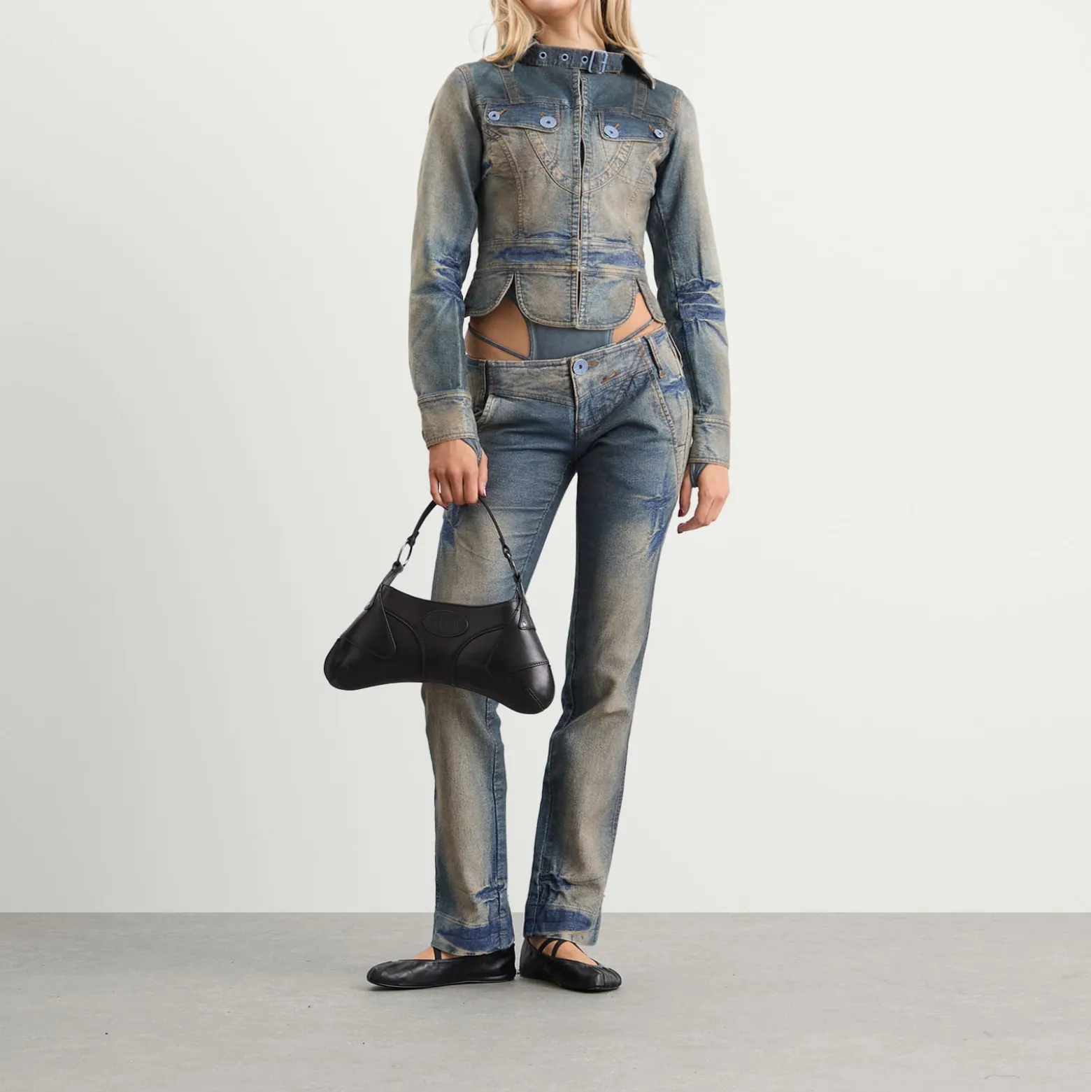 KNWLS x Miss Sixty Low Waisted Jeans