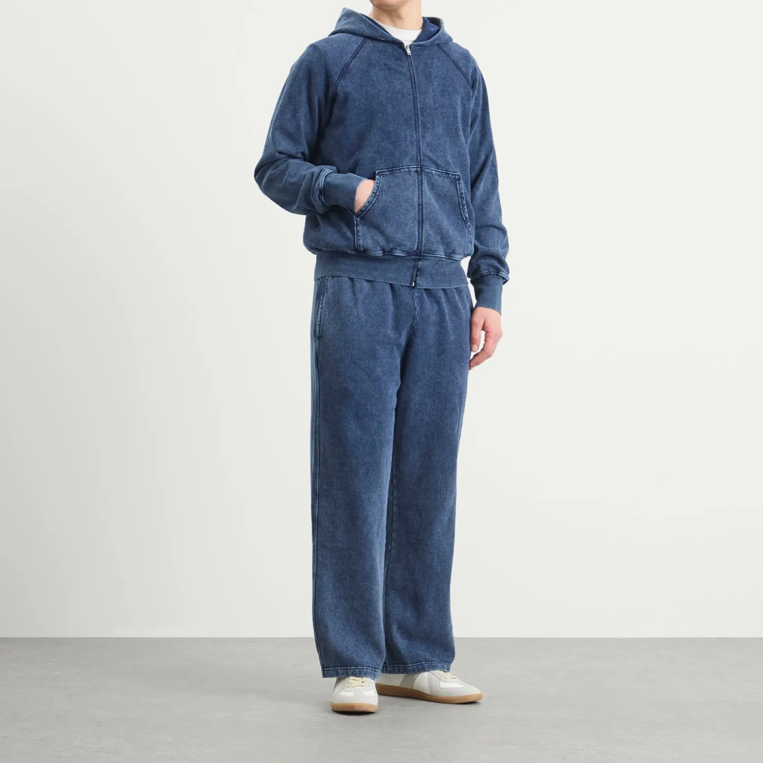 Les Tien Heavyweight Raglan Zip Hoodie