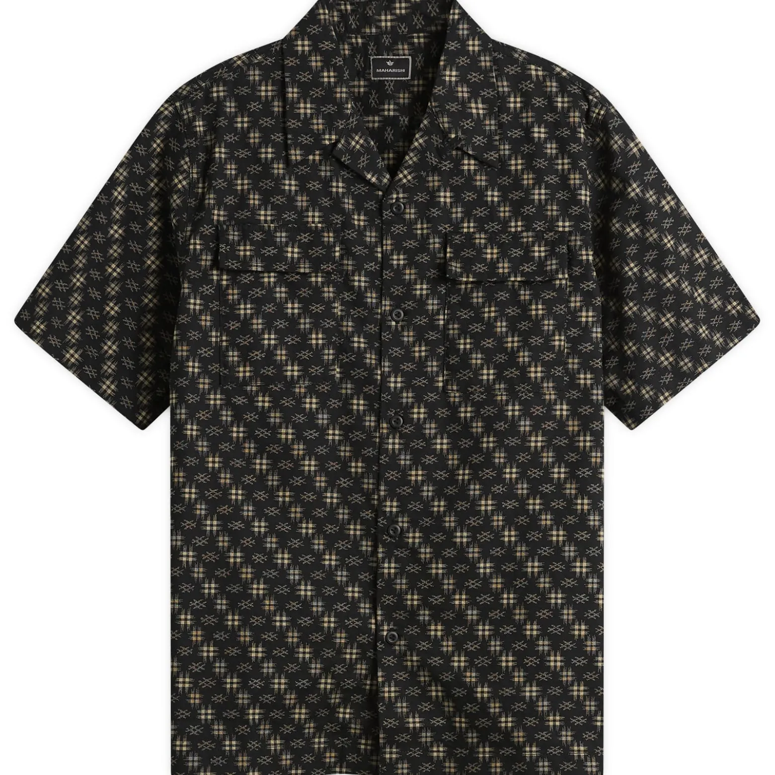Maharishi Kasuri Cuban Collar Shirt