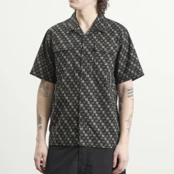 Maharishi Kasuri Cuban Collar Shirt