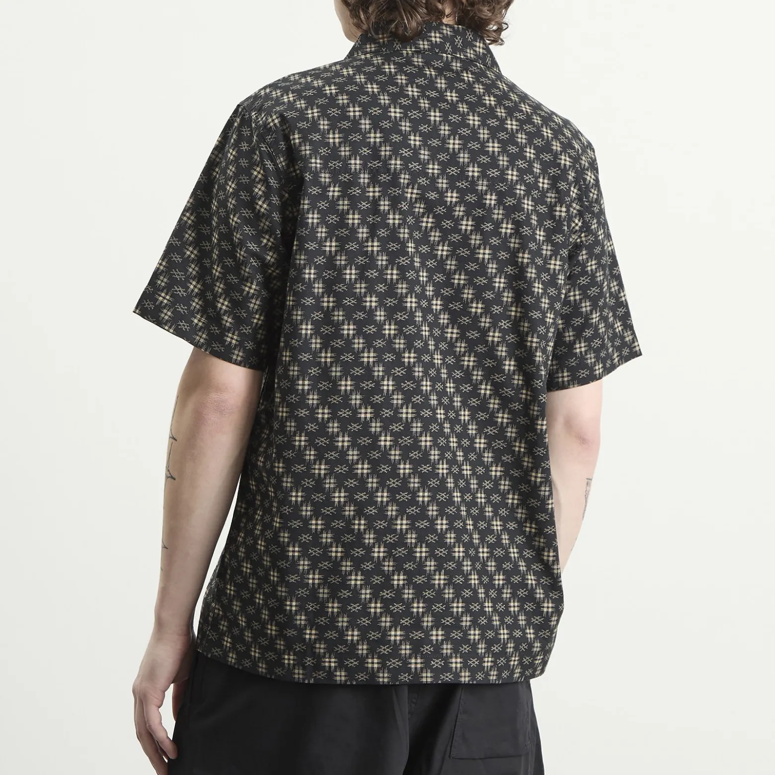 Maharishi Kasuri Cuban Collar Shirt
