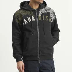 Maharishi Kirin Embroidered Zip Hoodie