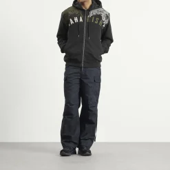 Maharishi Kirin Embroidered Zip Hoodie
