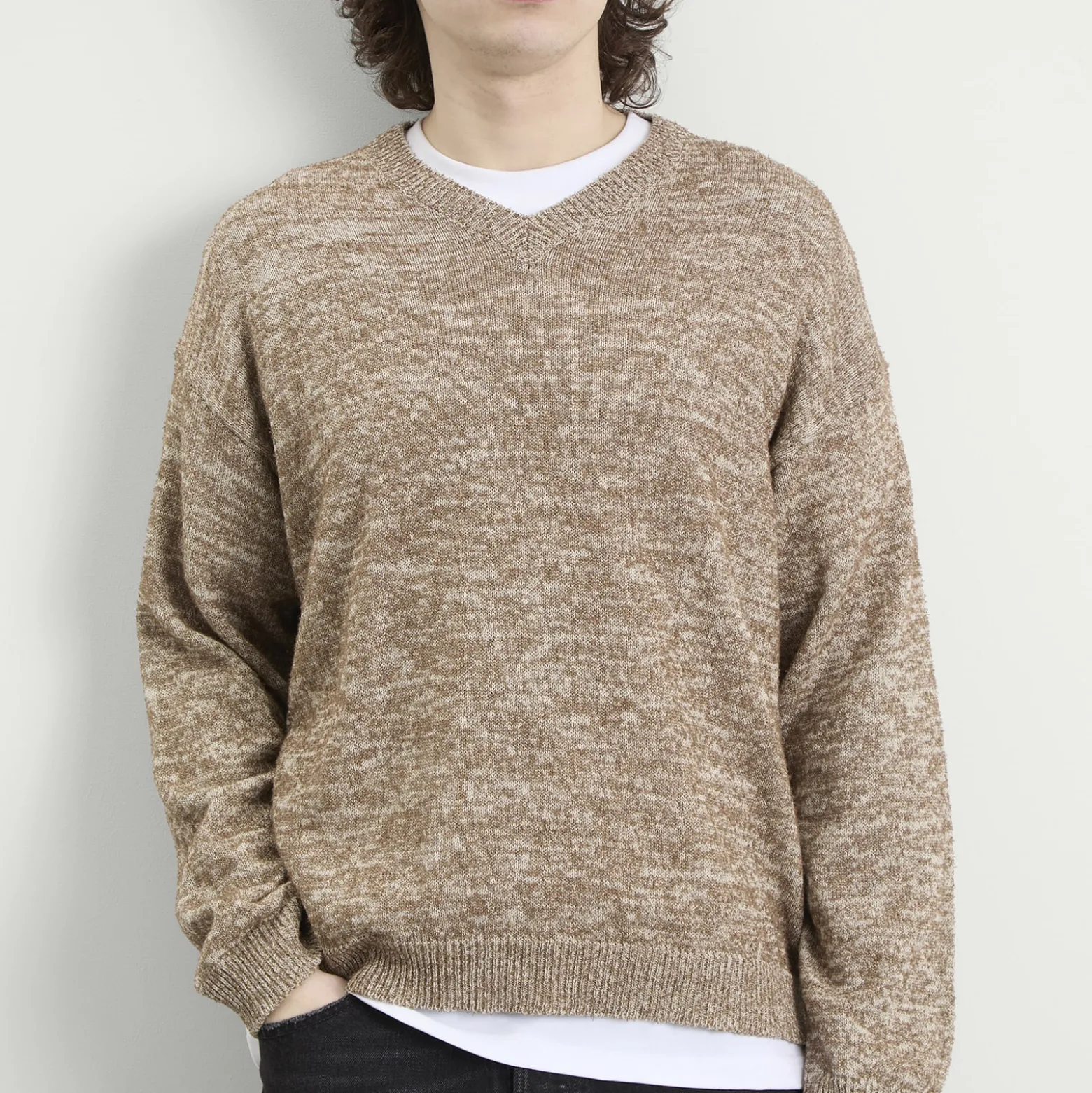 Maison Margiela Cotton Wool V-Neck