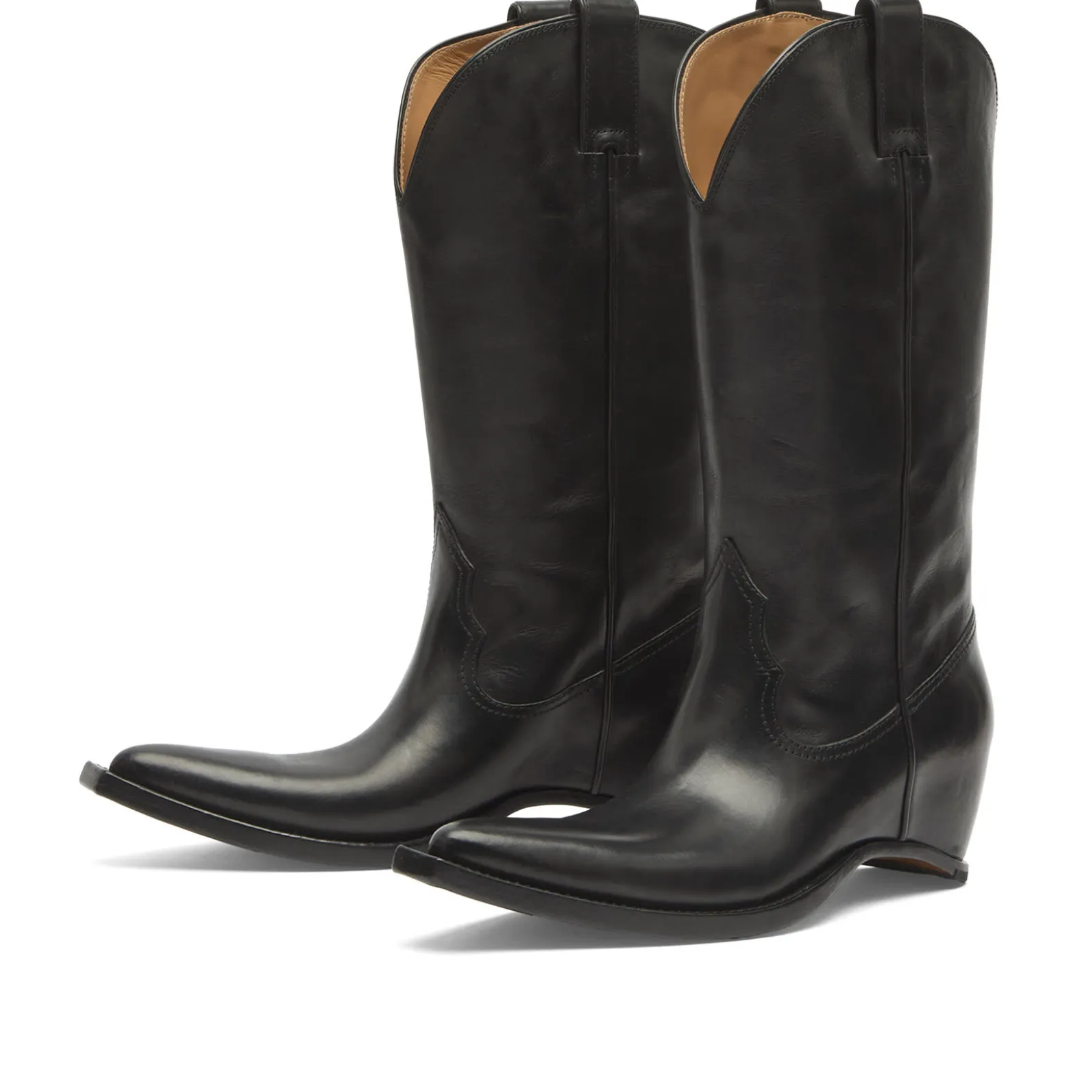 Maison Margiela Heel-less Western High Boots
