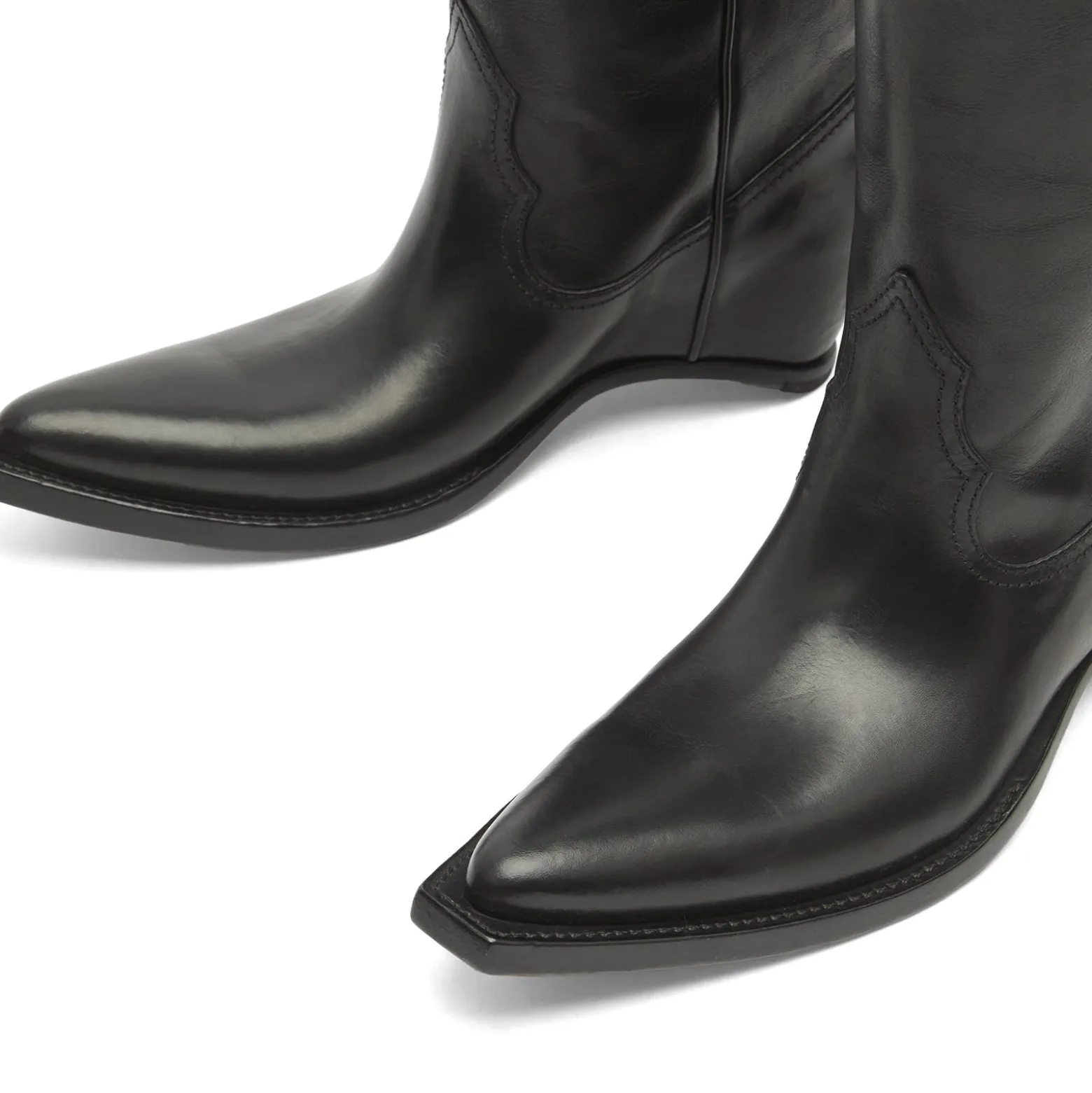 Maison Margiela Heel-less Western High Boots