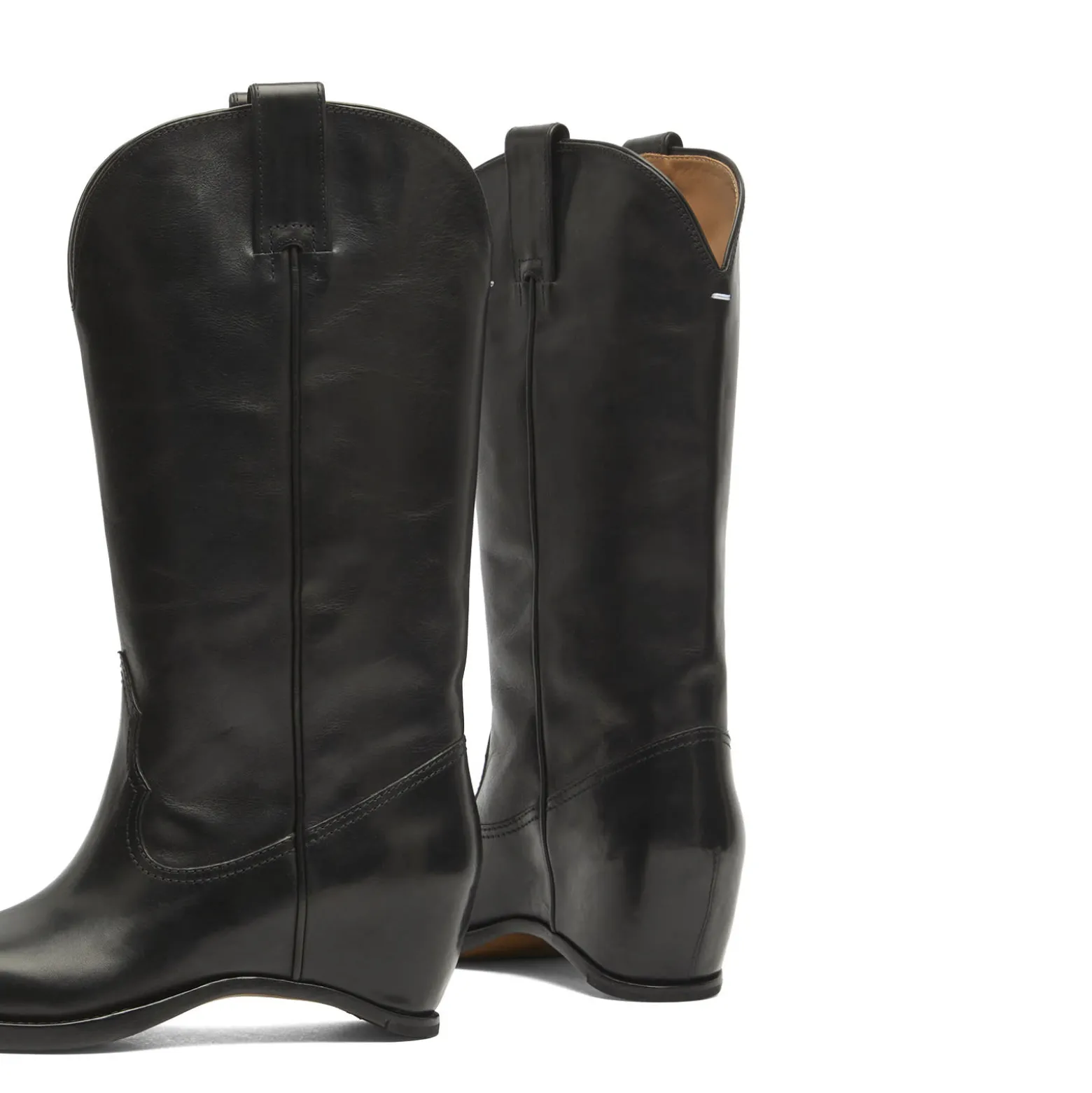 Maison Margiela Heel-less Western High Boots