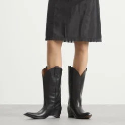 Maison Margiela Heel-less Western High Boots