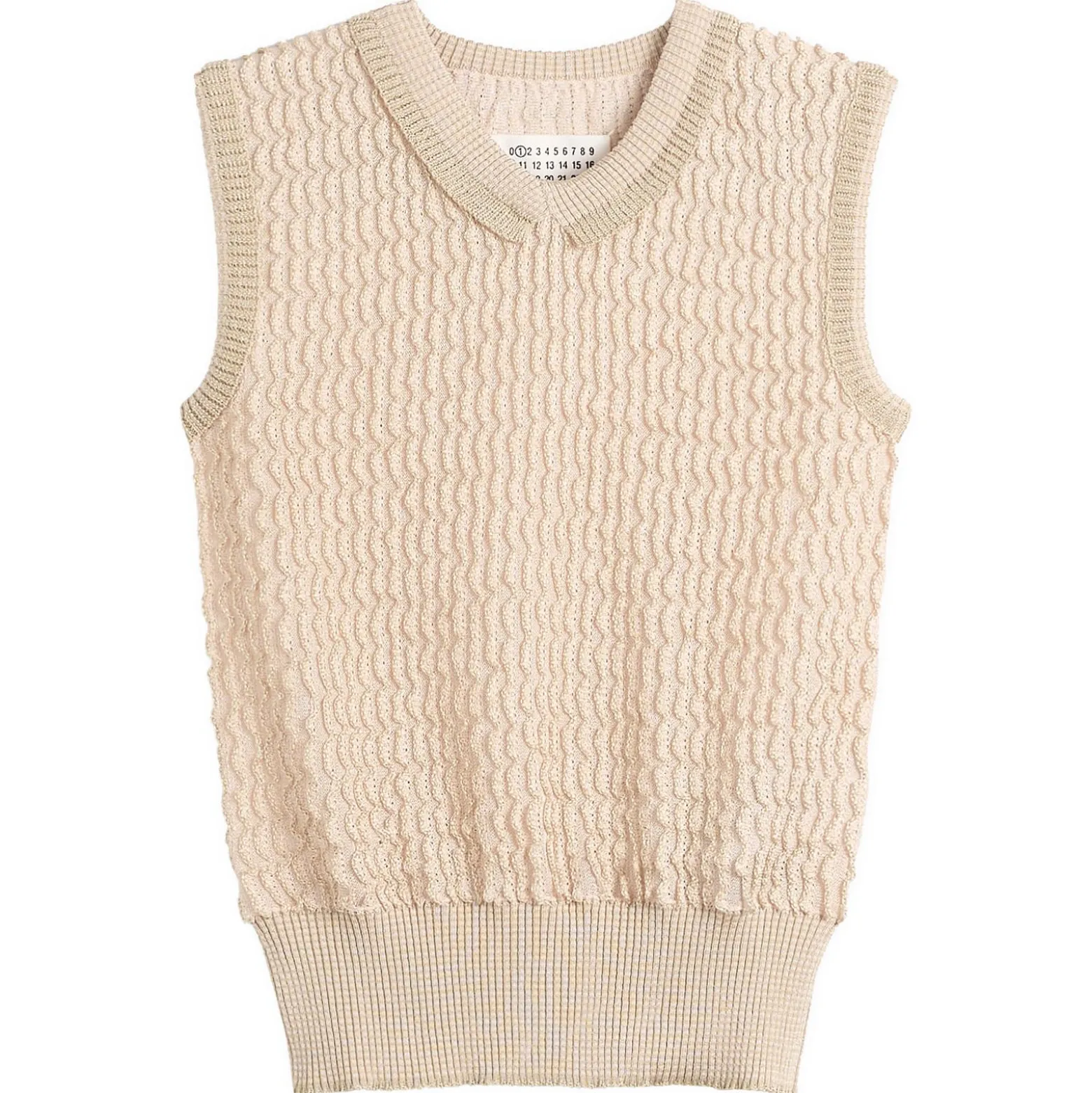 Maison Margiela Knitted Sleeveless Top