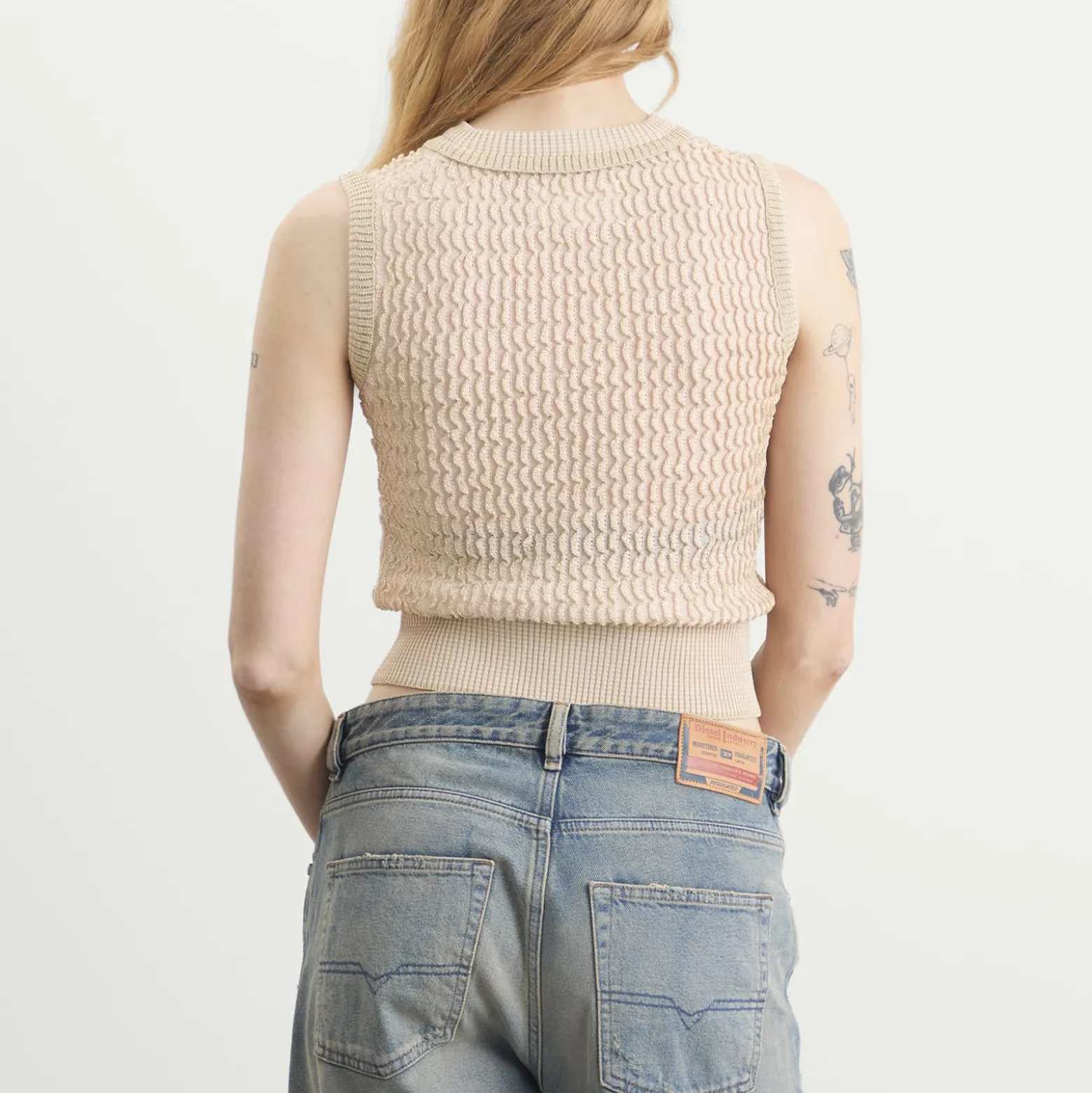 Maison Margiela Knitted Sleeveless Top