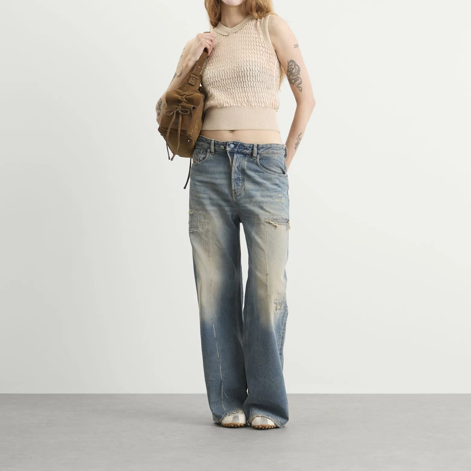 Maison Margiela Knitted Sleeveless Top