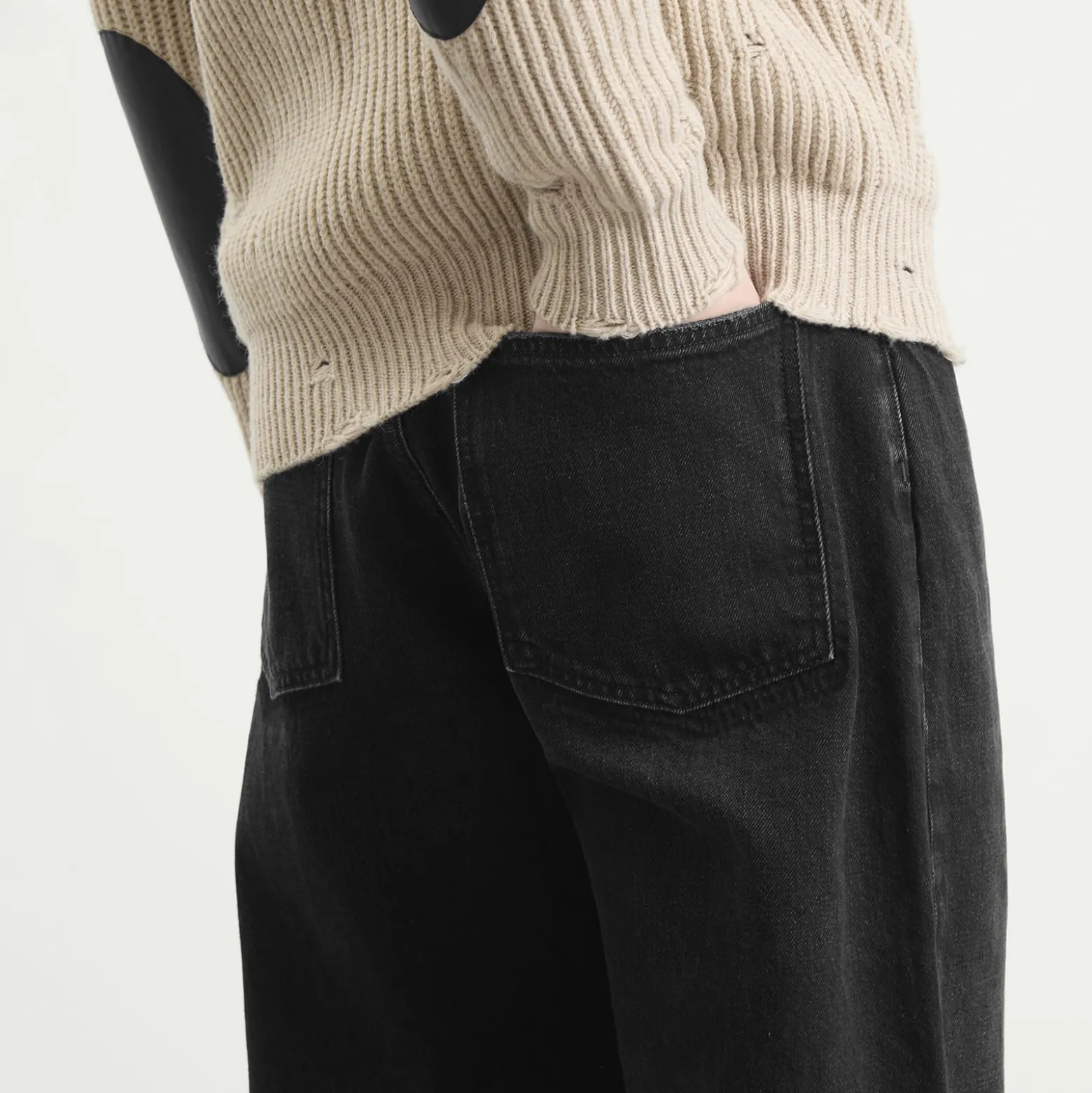 Maison Margiela Washed Black Jeans