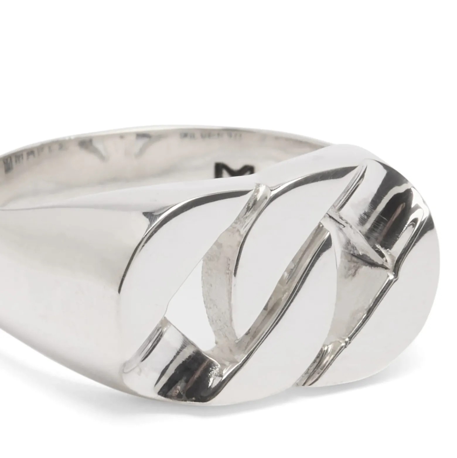 Maple Cuban Link Signet Ring