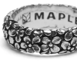 Maple Floral Band Ring
