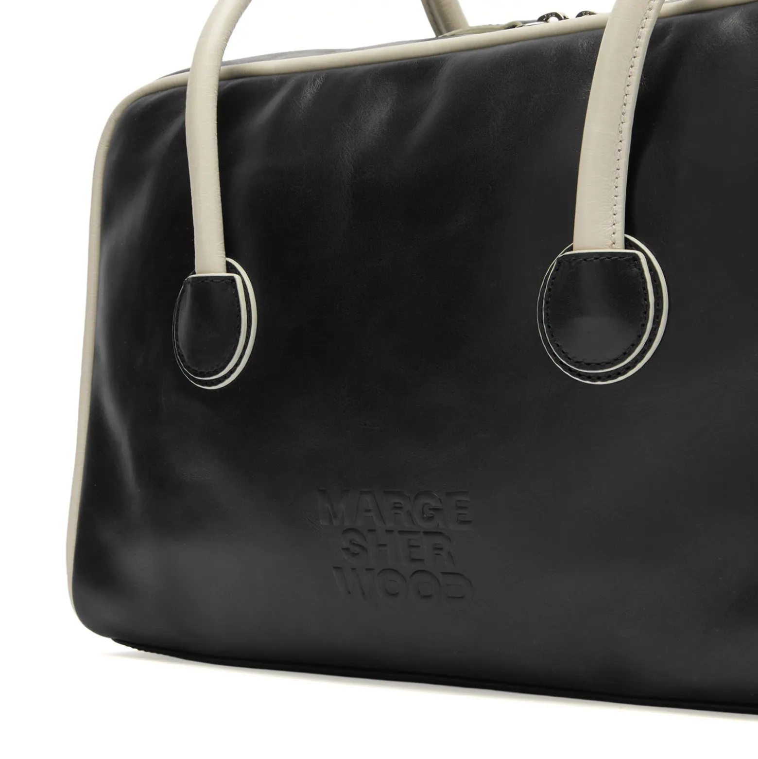 MARGESHERWOOD Soft Piping Boston Bag