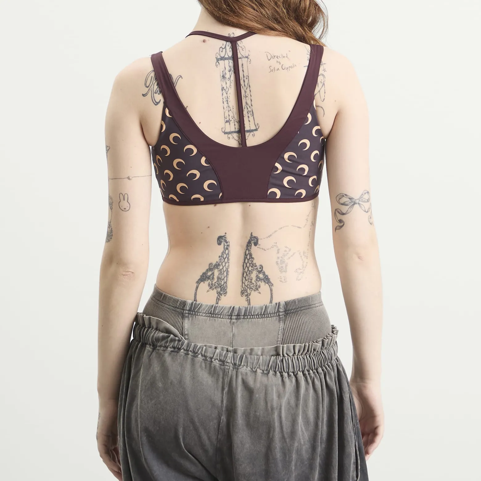 Marine Serre Athleisure Yoga Bra Top