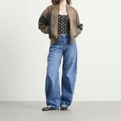 Marine Serre Baggy Denim Jeans