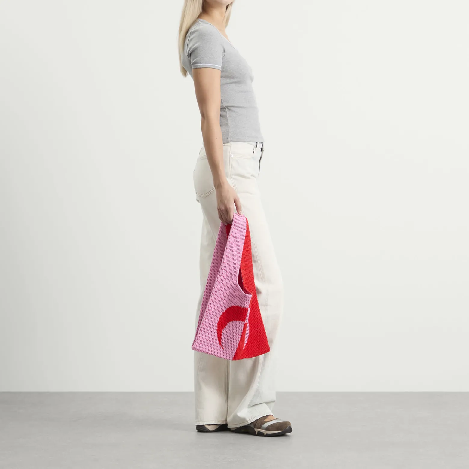 Marine Serre Crochet Tote Bag