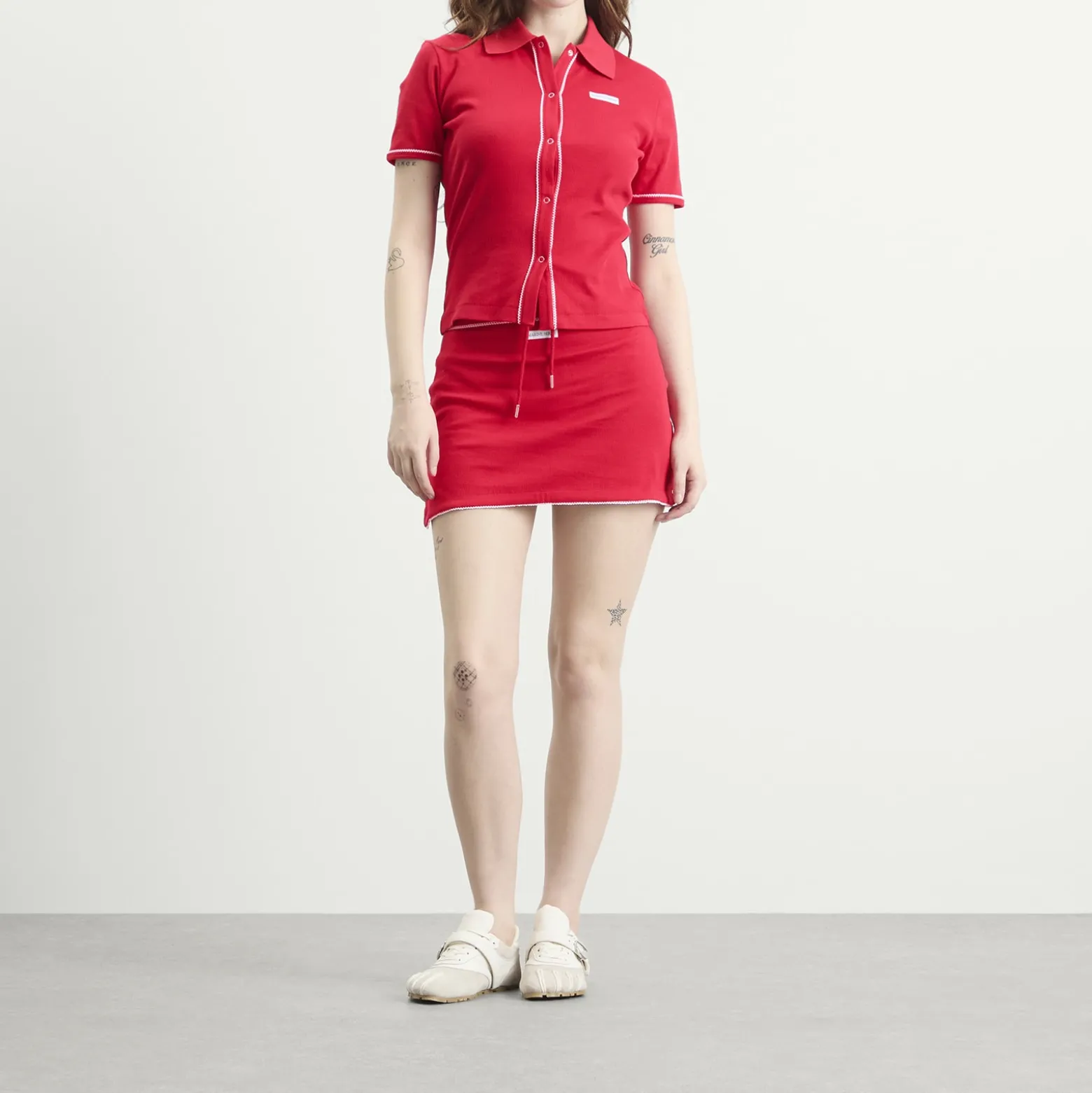 Marine Serre Cute 70'S Mini Skirt