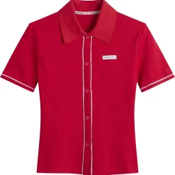 Marine Serre Cute 70'S Polo T-Shirt