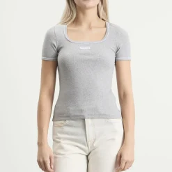 Marine Serre Cute 70'S Square Neck T-Shirt