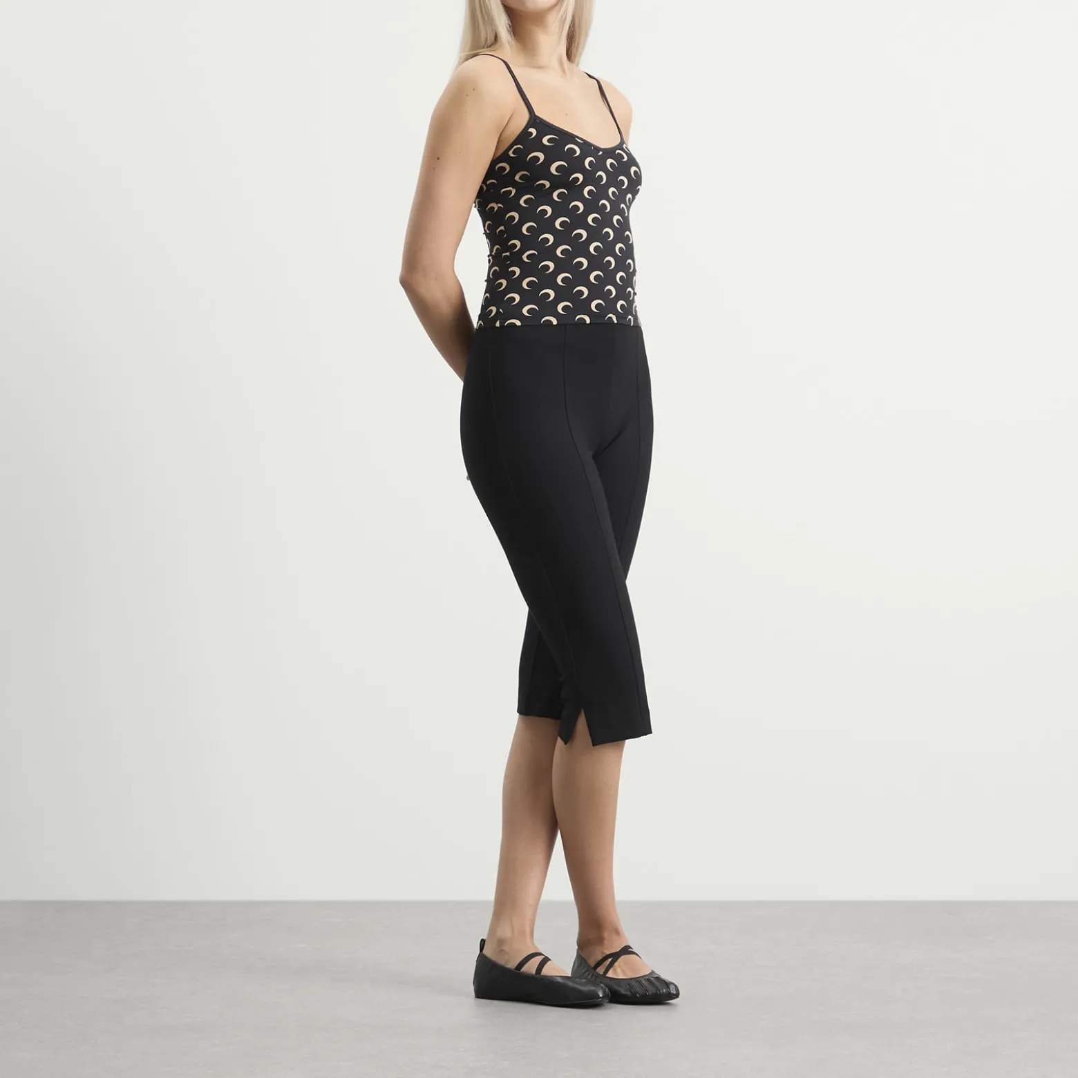 Marine Serre Moon Printed Straps Top