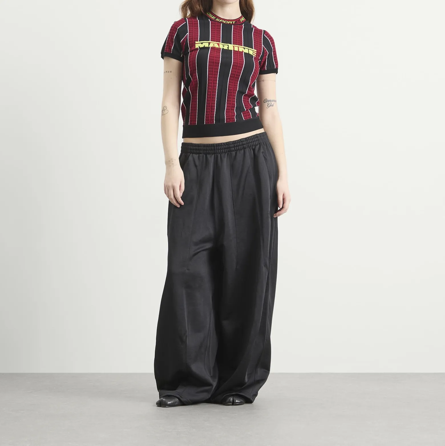 Martine Rose Logo Tight T-Shirt