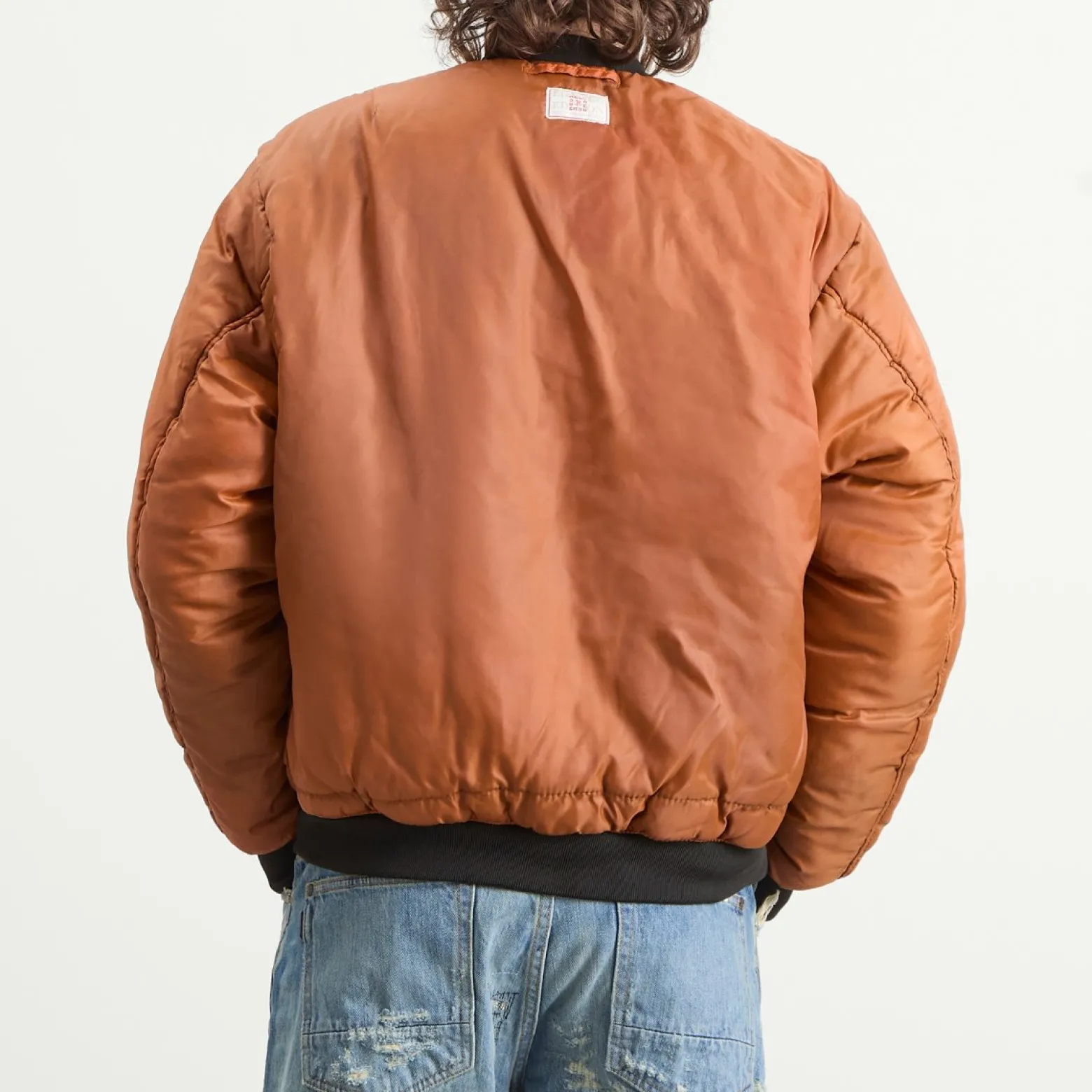 Mastercraft Union Washed Nylon Bomber Jacket
