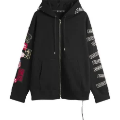 MASTERMIND WORLD Multi Patched Zip-Up Hoodie