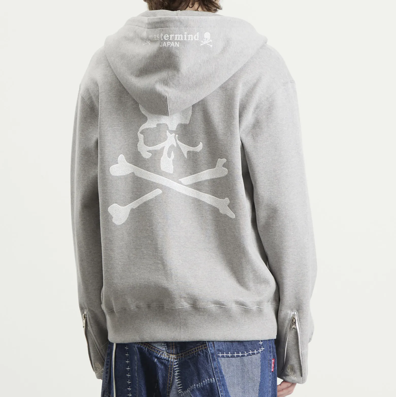 MASTERMIND WORLD OG Embroidery-Ish Zip-Up Hoodie