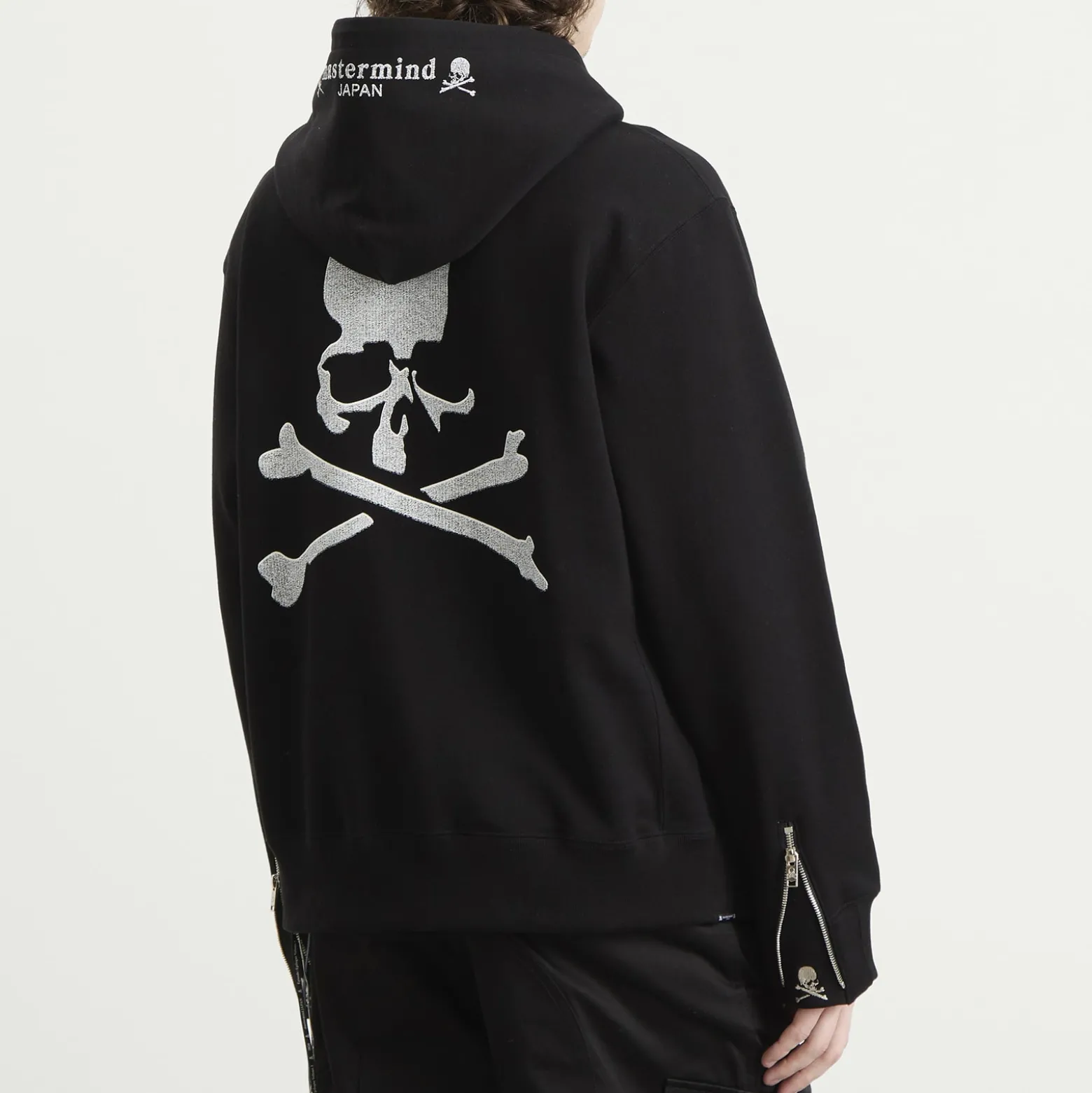 MASTERMIND WORLD OG Embroidery-Ish Zip-Up Hoodie
