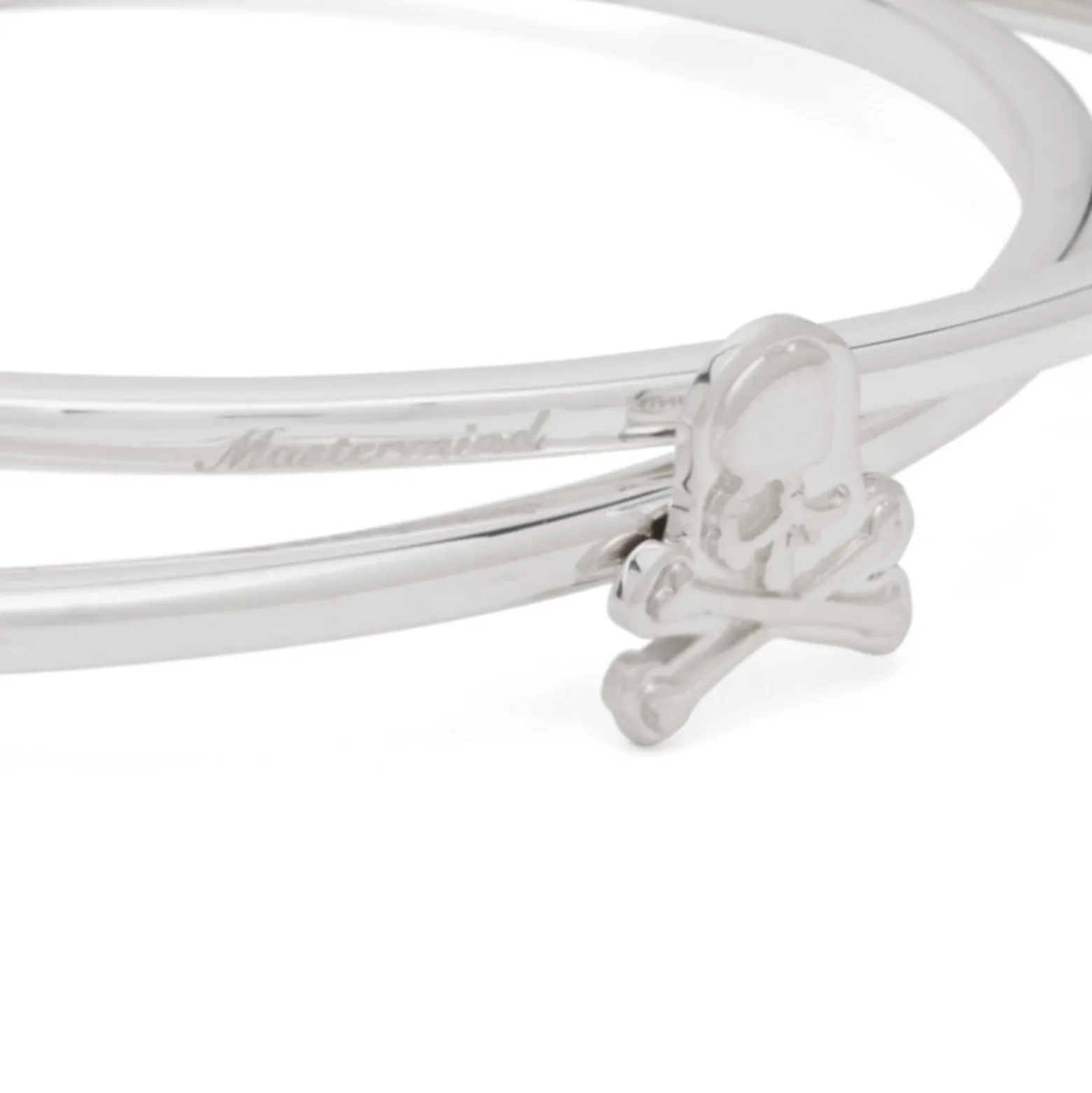 MASTERMIND WORLD Silver Skull Bangle
