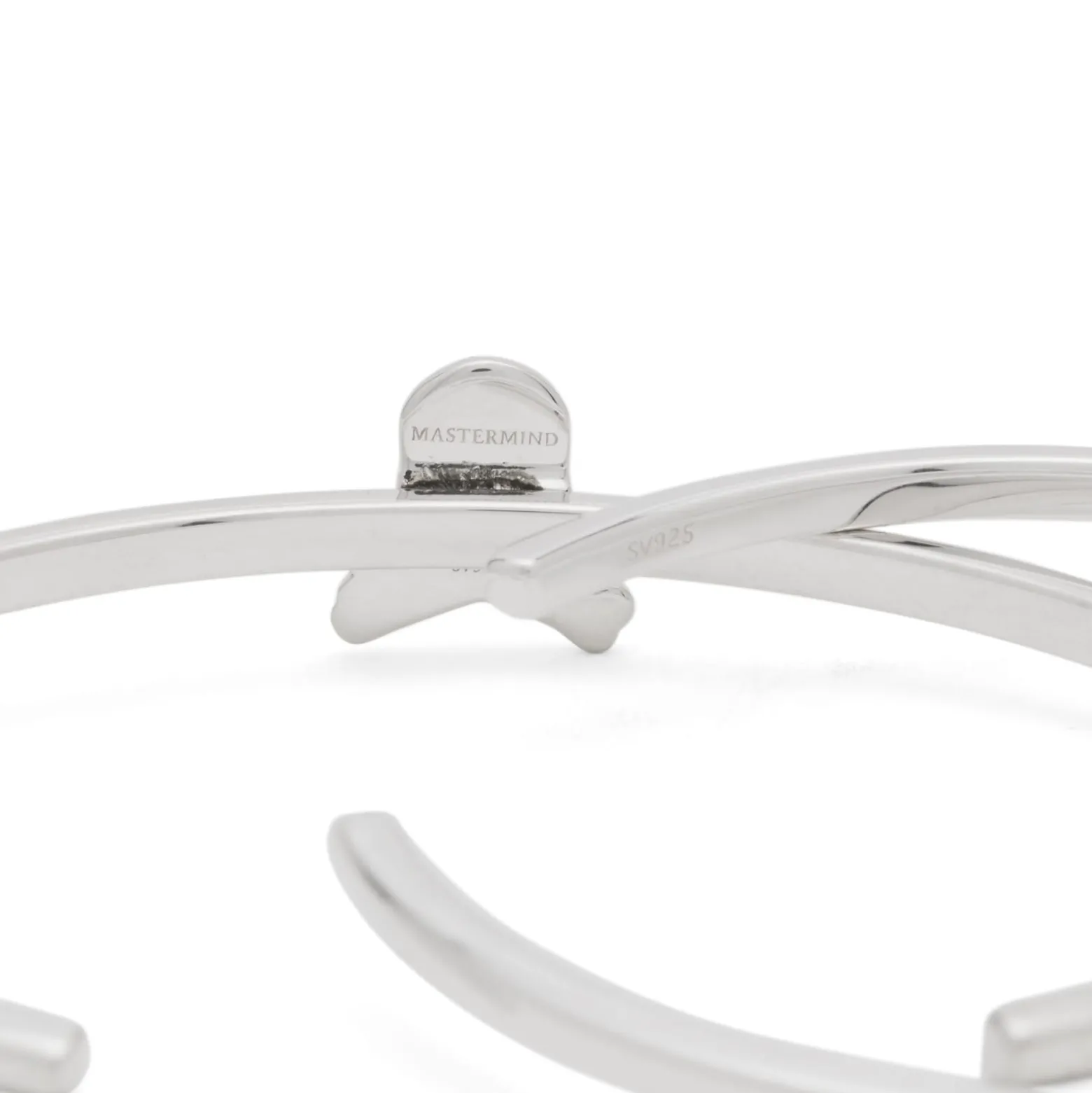 MASTERMIND WORLD Silver Skull Bangle