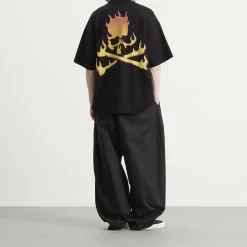 MASTERMIND WORLD Skull On Fire Short Sleeve T-Shirt