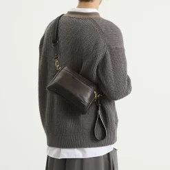 Master-Piece Gloss Leather Shoulder Bag - Small