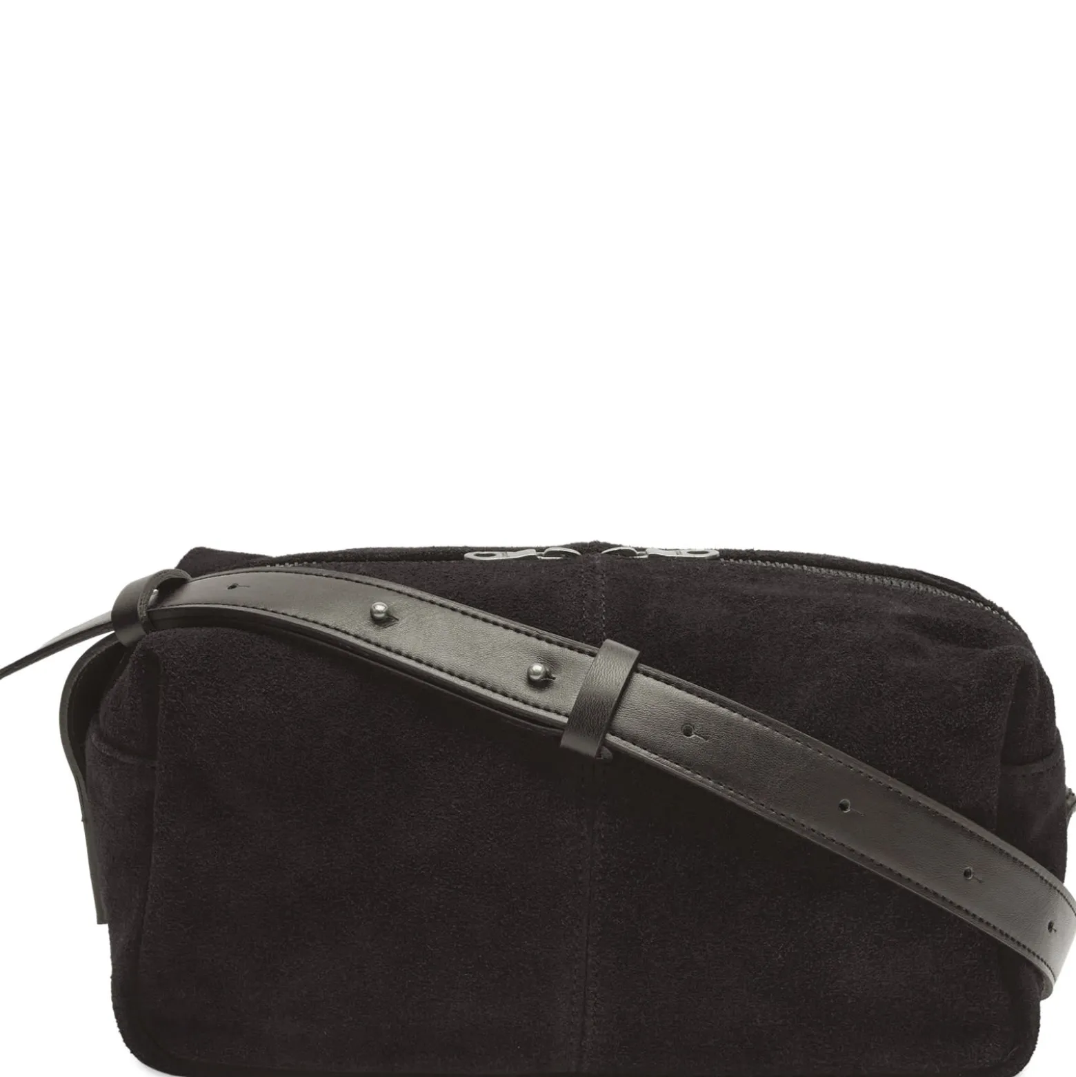 Mazi Untitled Dent Suede Cross Body Bag