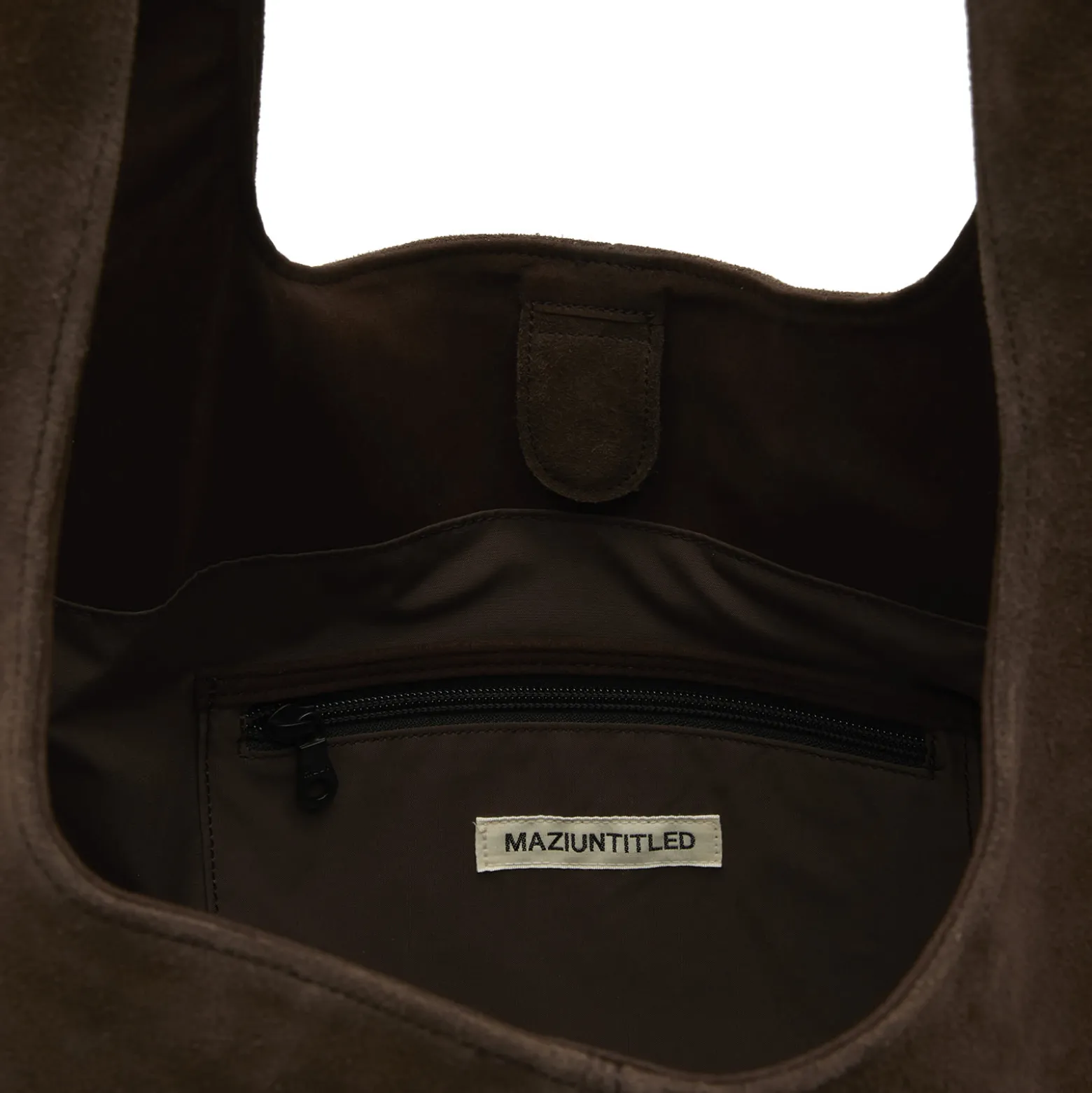 Mazi Untitled Flow Suede Tote Bag