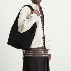 Mazi Untitled Flow Suede Tote Bag