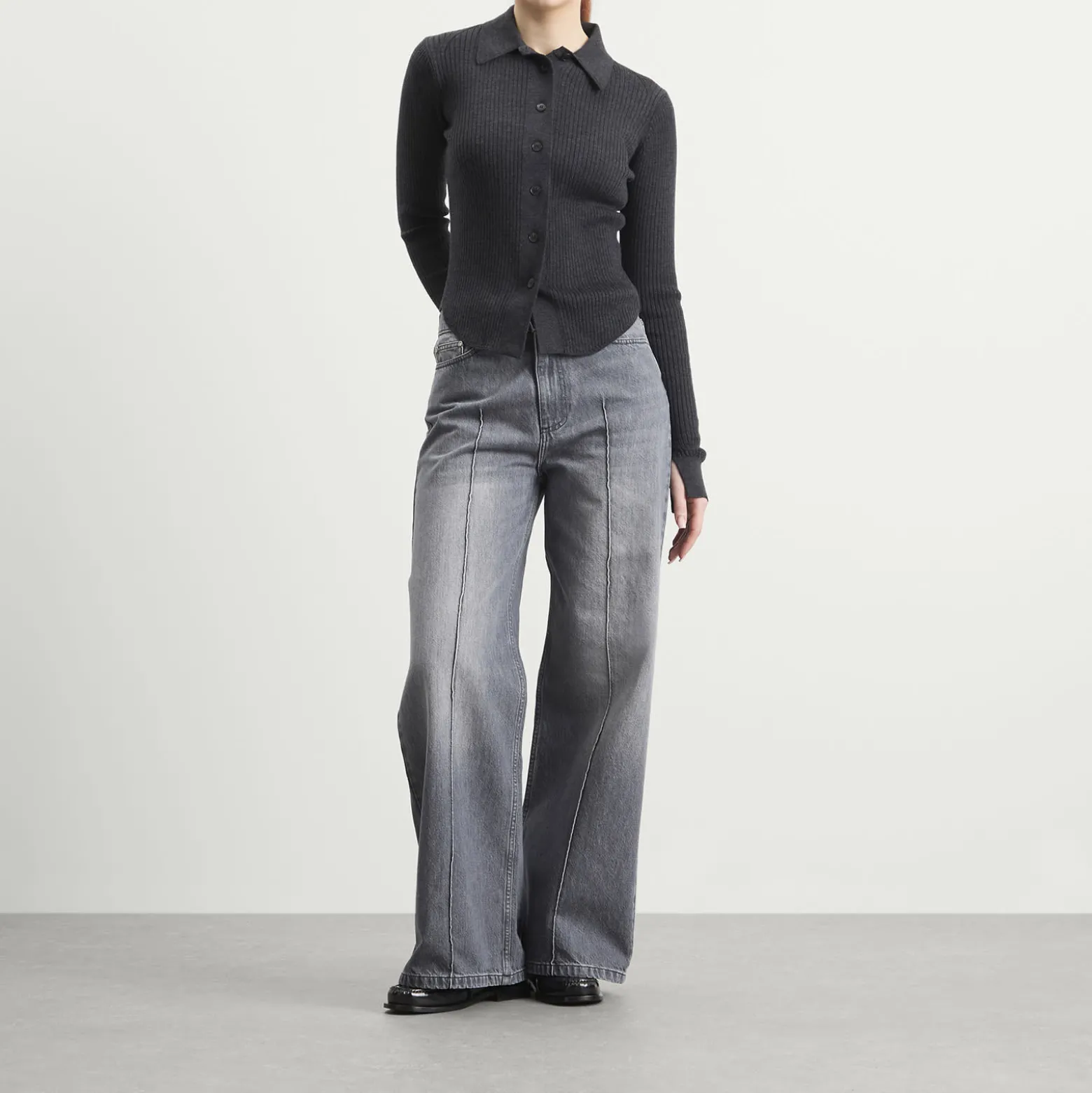 mfpen Knitted Rib Shirt