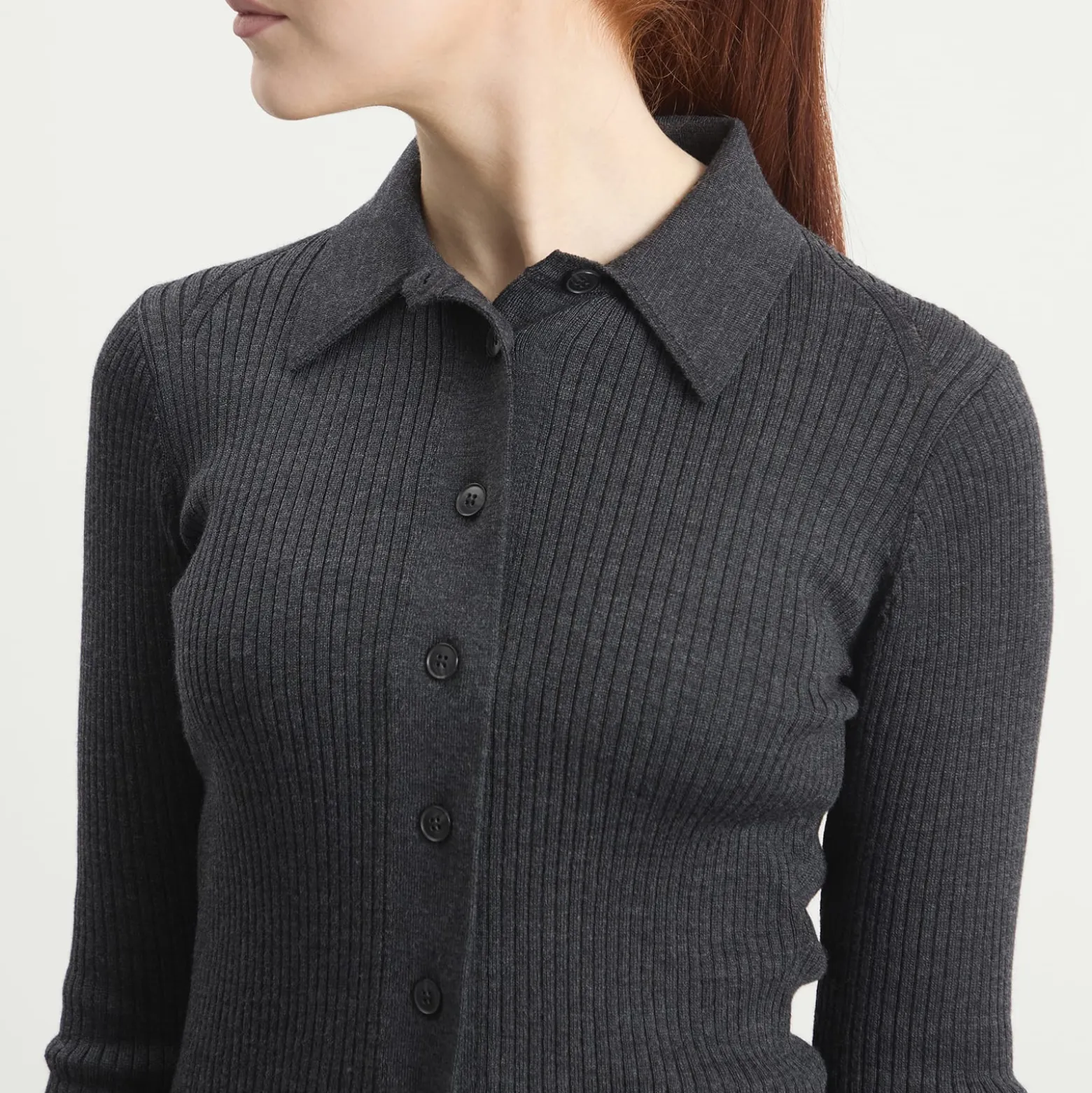mfpen Knitted Rib Shirt