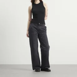 mfpen Womens Double Knee Jeans