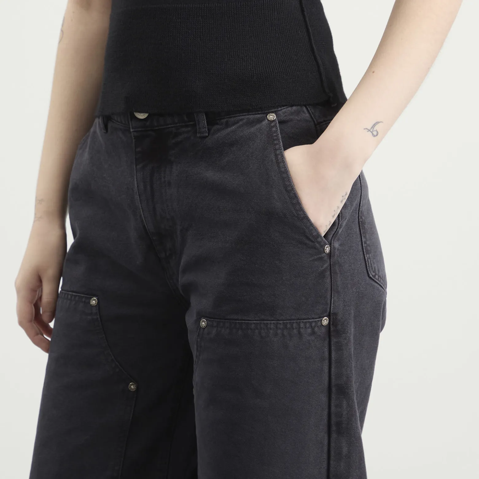 mfpen Womens Double Knee Jeans