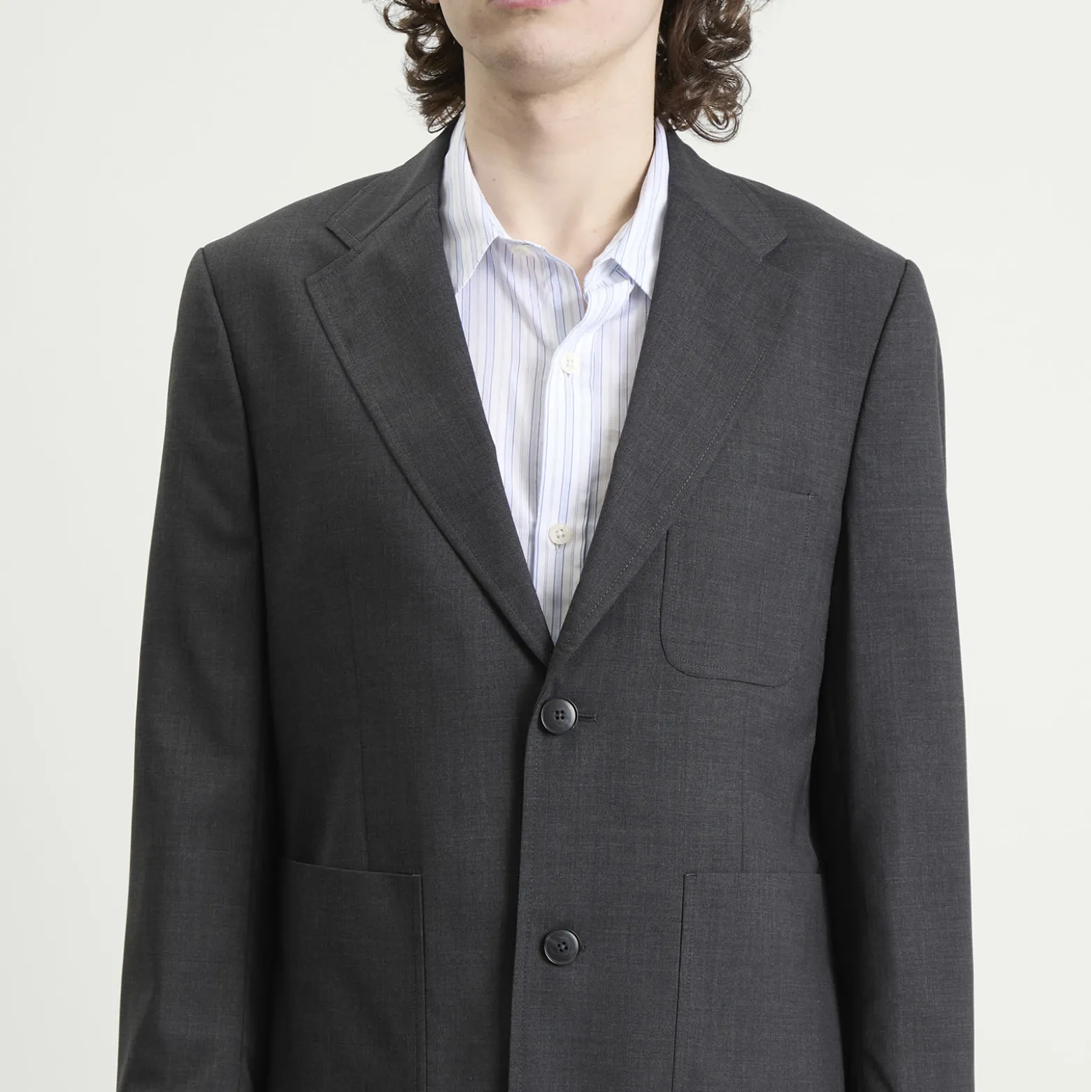 Mfpen Wool Patch Pocket Blazer
