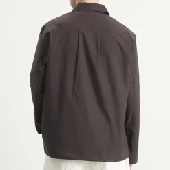 MHL by Margaret Howell Long Sleeve Half Zip Pull On Shirt