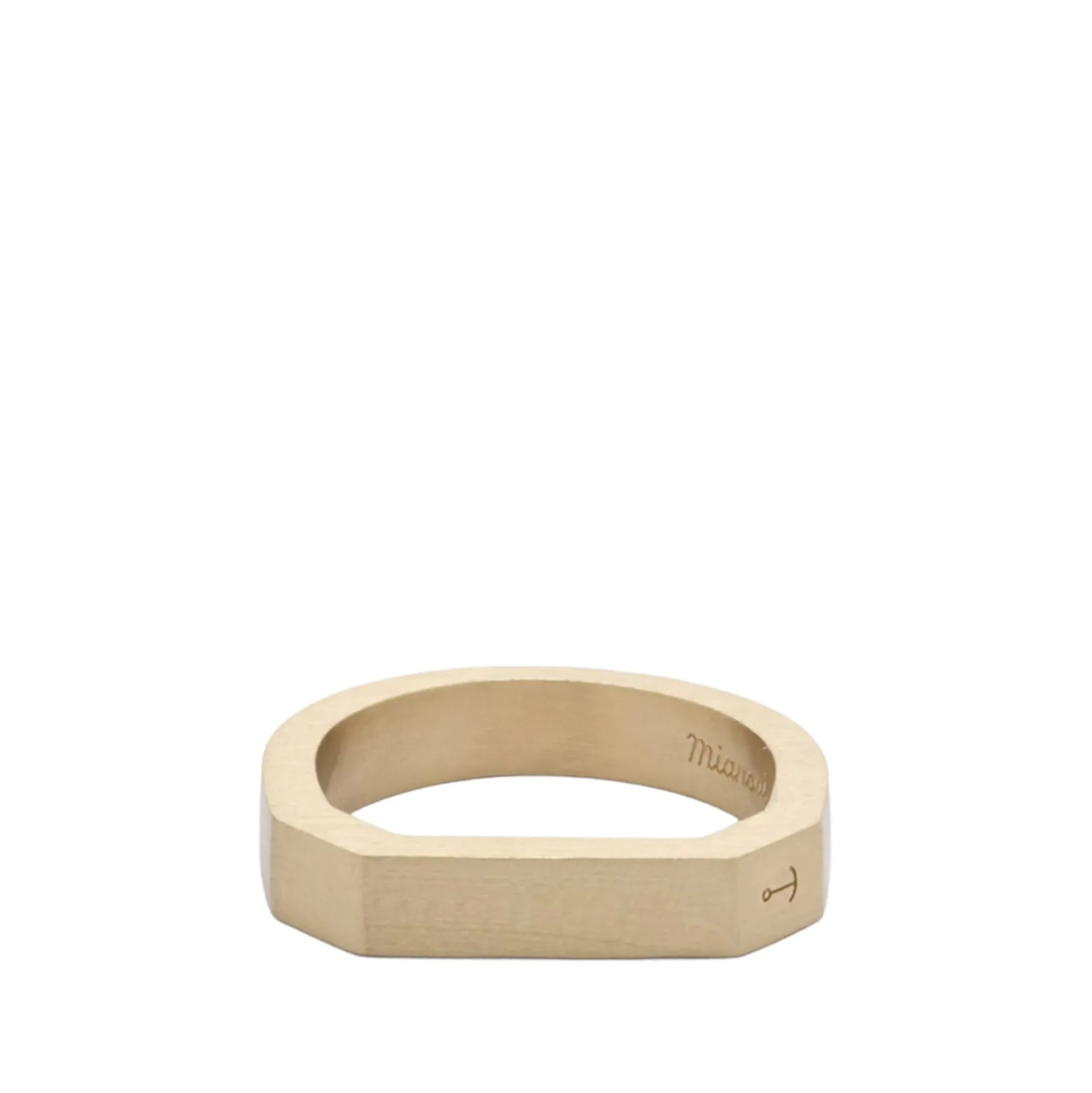Miansai Hex Plated Ring