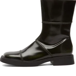 Miista Dahlia Khaki Black Ankle Boots