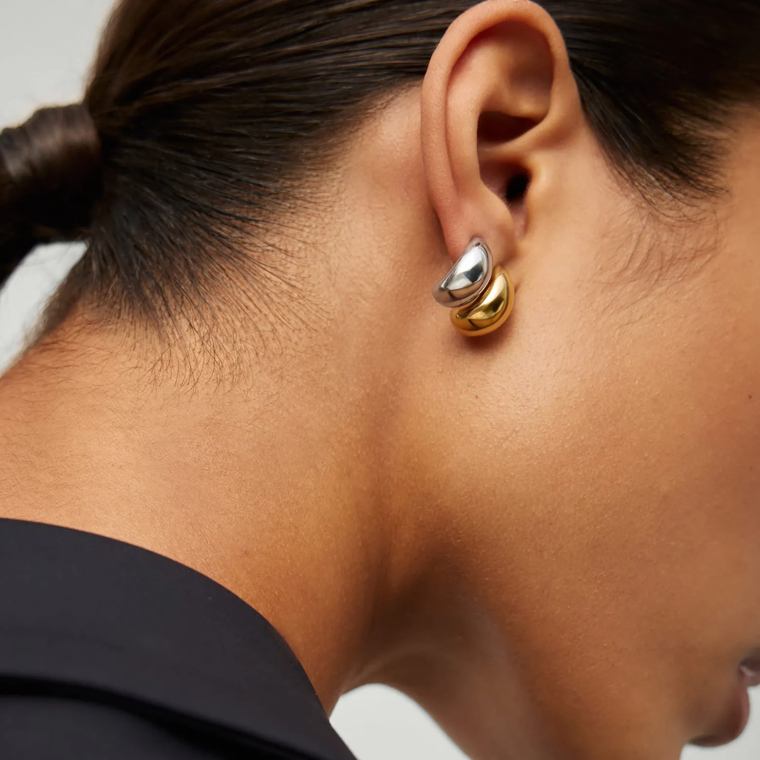 Missoma Savi Dome Mini Hoop Earrings