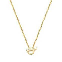 Missoma x Lucy Williams T-Bar Hex Pendant Necklace