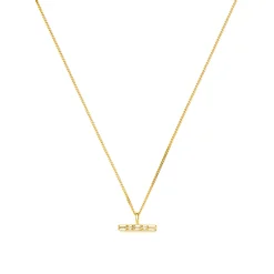 Missoma x Lucy Williams T-Bar Stone Pendant Necklace
